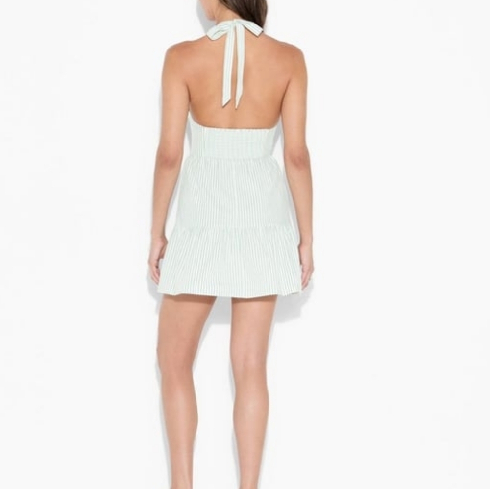 Wild Fable Light Green Halter Mini Dress - Picture 2 of 2